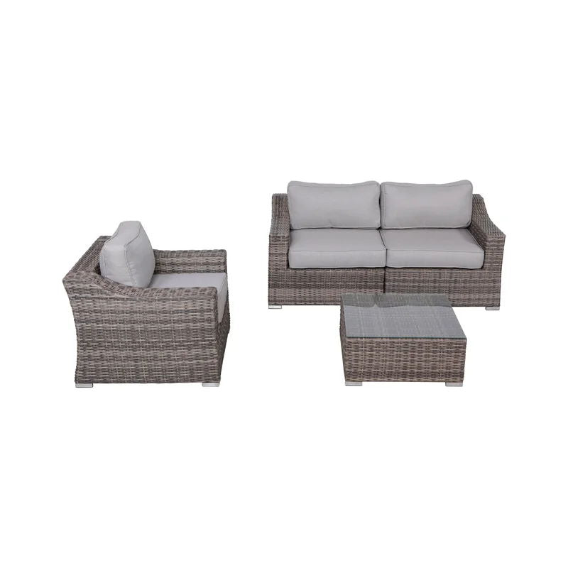 Stylish Sofa Seating Group With Cushions Perfect For Outdoor Gatherings