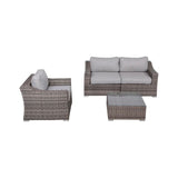 Stylish Sofa Seating Group With Cushions Perfect For Outdoor Gatherings