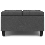 Harrison - Upholstered Coffee Table Storage Ottoman