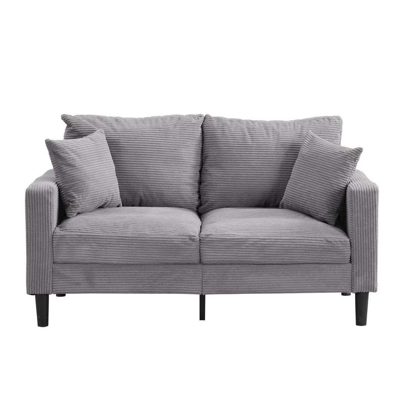 Modern Upholstered Loveseat Sofa, High Resilience