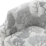 Emmett - Swivel Glider Barrel Chair With Clip Arm Design