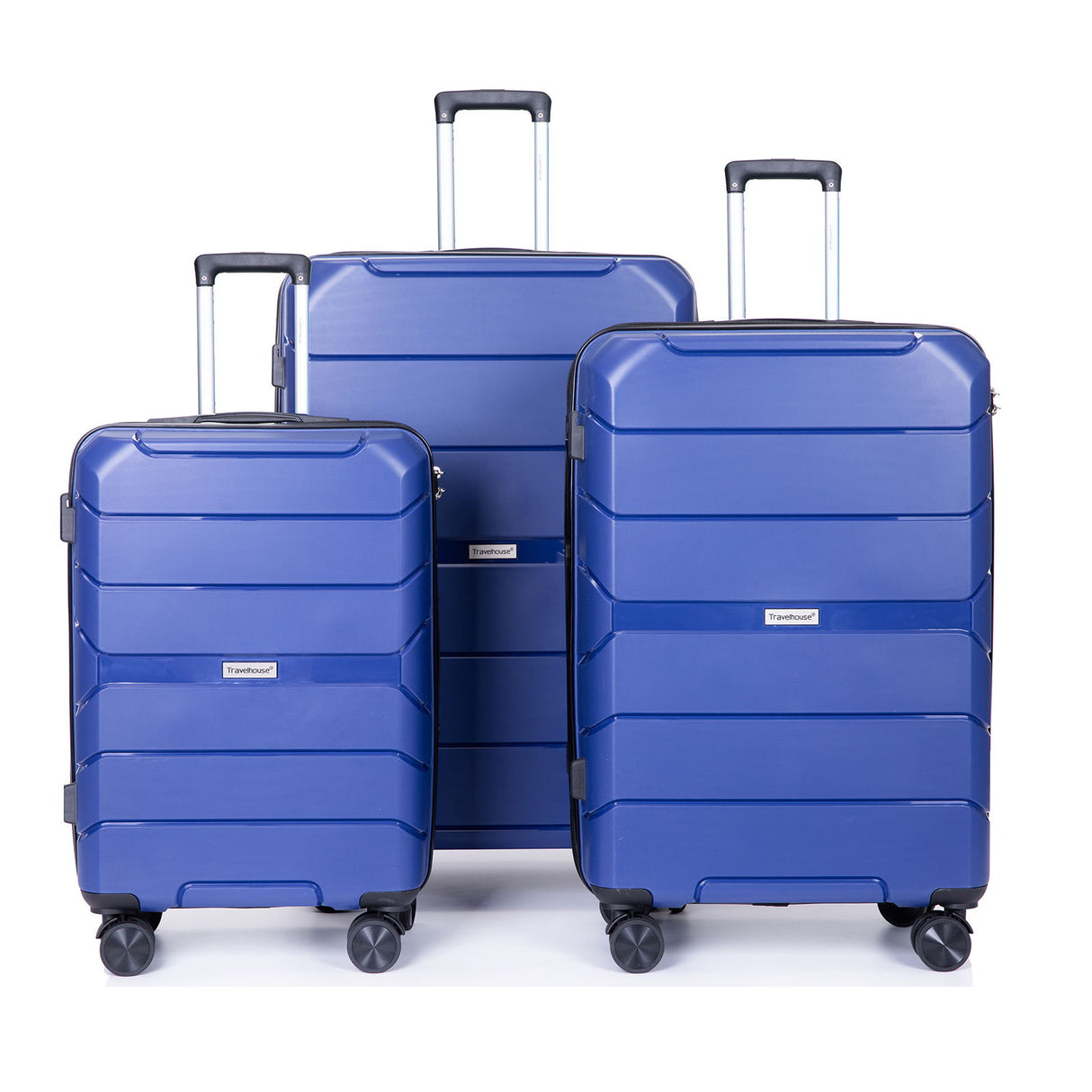 Hardshell Suitcase Spinner Wheels Lightweight Durable Suitcase With Tsa Lock, 3 Piece Set