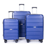 Hardshell Suitcase Spinner Wheels Lightweight Durable Suitcase With Tsa Lock, 3 Piece Set