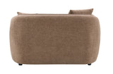 Keith - Chenille Loveseat With 2 Matching Color Toss Pillows