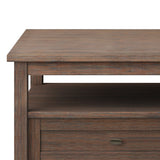 Warm Shaker - Coffee Table - Farmhouse Brown