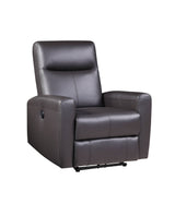 Blane - Top Grain Leather Match Power Motion Recliner - Brown