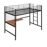 Bed With Desk And Grid