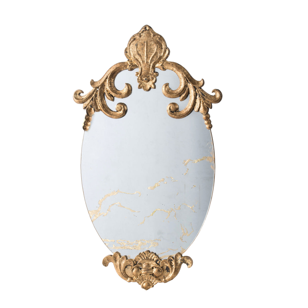 Decorative Oval Wall Mirror, Accent Mirror For Living Room, Entryway, Bedroom