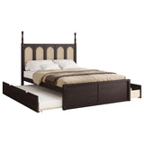 Platform Bed With With 2 Big Drawers With Trundle