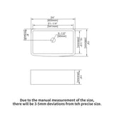 Farmhouse Sink, Apron Front Single Bowl With Arch Edge Design