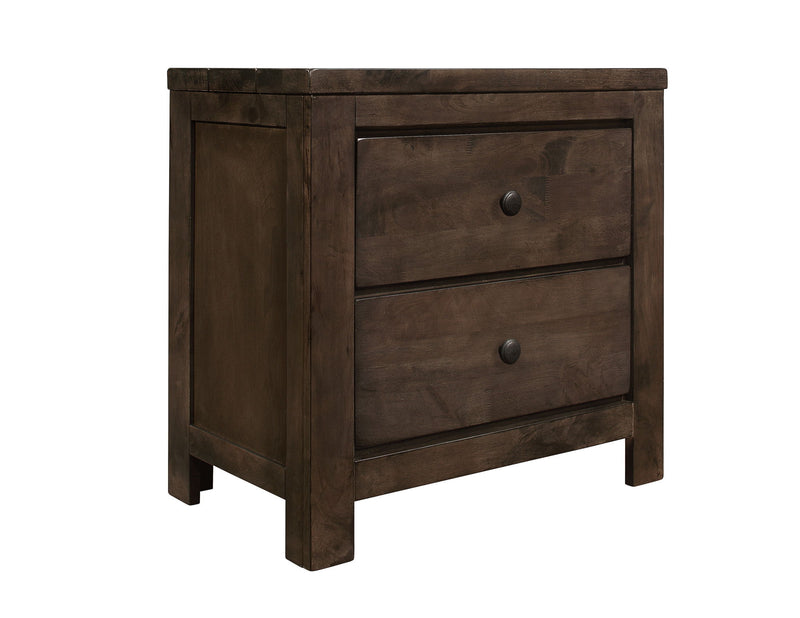 2 Drawer Nightstand - Brown