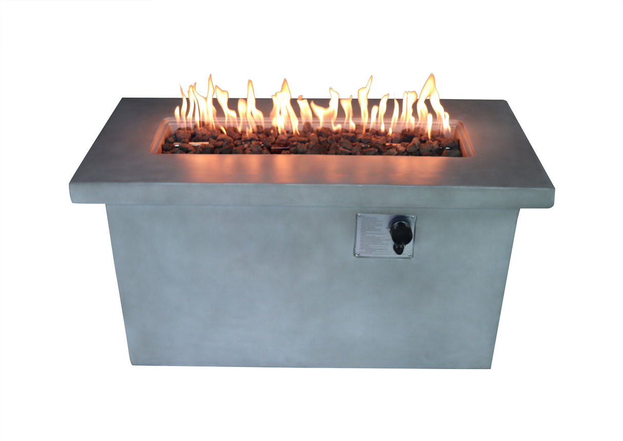 Propane / Gas Outdoor Fire Pit Table Durable Construction