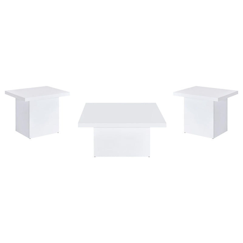 Eldridge - Coffee Table Set With Square Tops