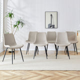 Modern Medieval Style Restaurant Cushioned Chairs With Suede Backrests