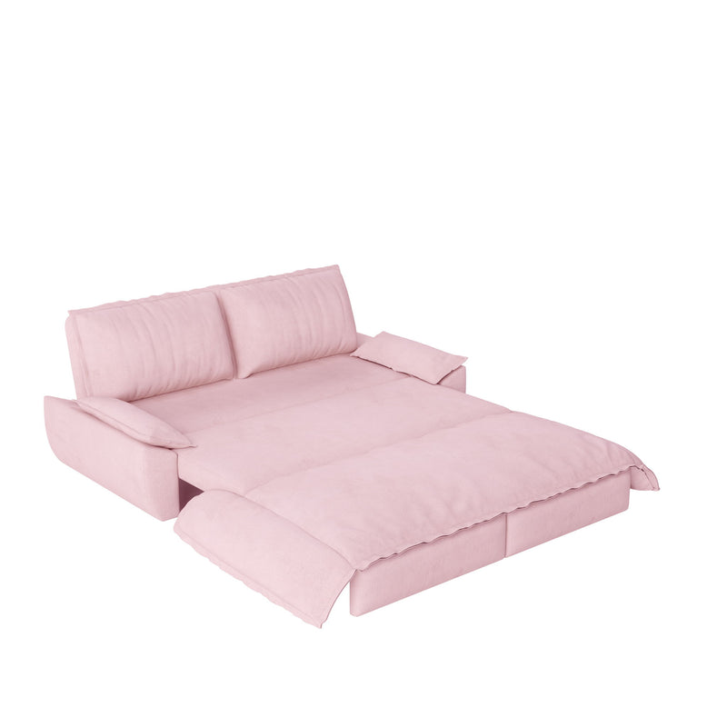 Queen Pull Out Sofa Bed, 3 In 1 Convertible Sleeper Sofa