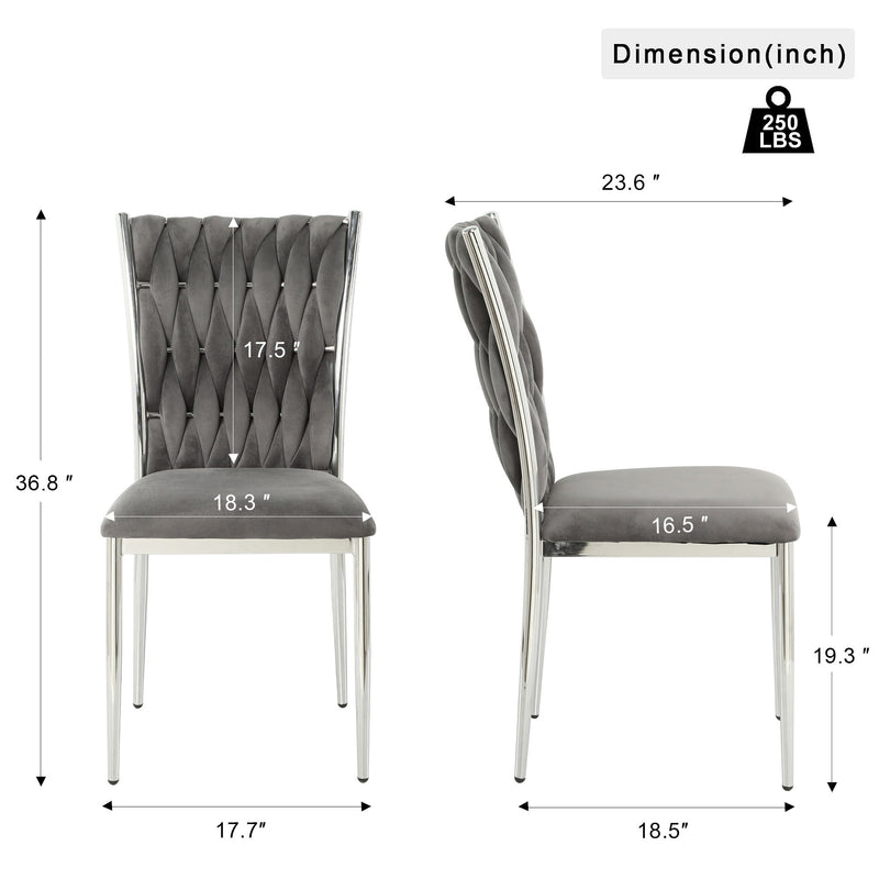 Modern Dining Chair Set For Dining Room