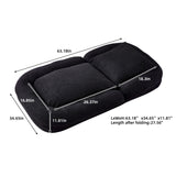 Contemporary Folding Sofa Chair With 5 Adjustable Positions For Gaming, Meditation, And Relaxation