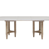 Triad - Double Pedestal Dining Table With Leaf - Sand