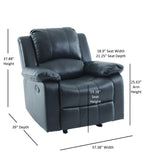 Charlotte - Glider Recliner With Classic Style