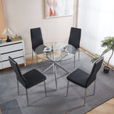 Chrome Leg Dining Chair (Set of 4)