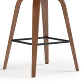 Larsen - Saddle Bar Stool (Set of 2) - Black
