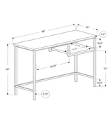 Computer Desk For Home Office, Compact Modern Design, Contemporary & Modern