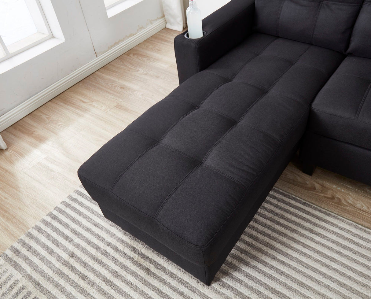 2 Piece Upholstered Cozy Comfortable Sectional