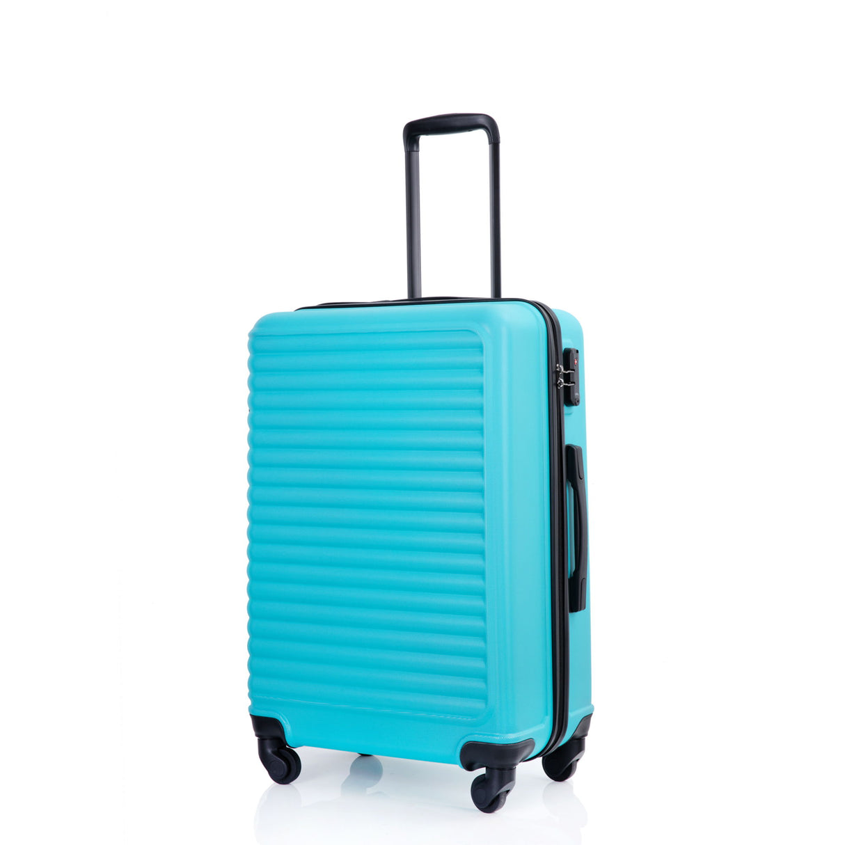 3 Piece Luggage Sets Lightweight Suitcase With Two Hooks, Spinner Wheels, Tsa Lock