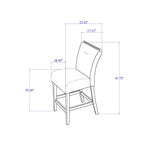 Ariya - Bar Stools (Set of 2) - Dark Grey