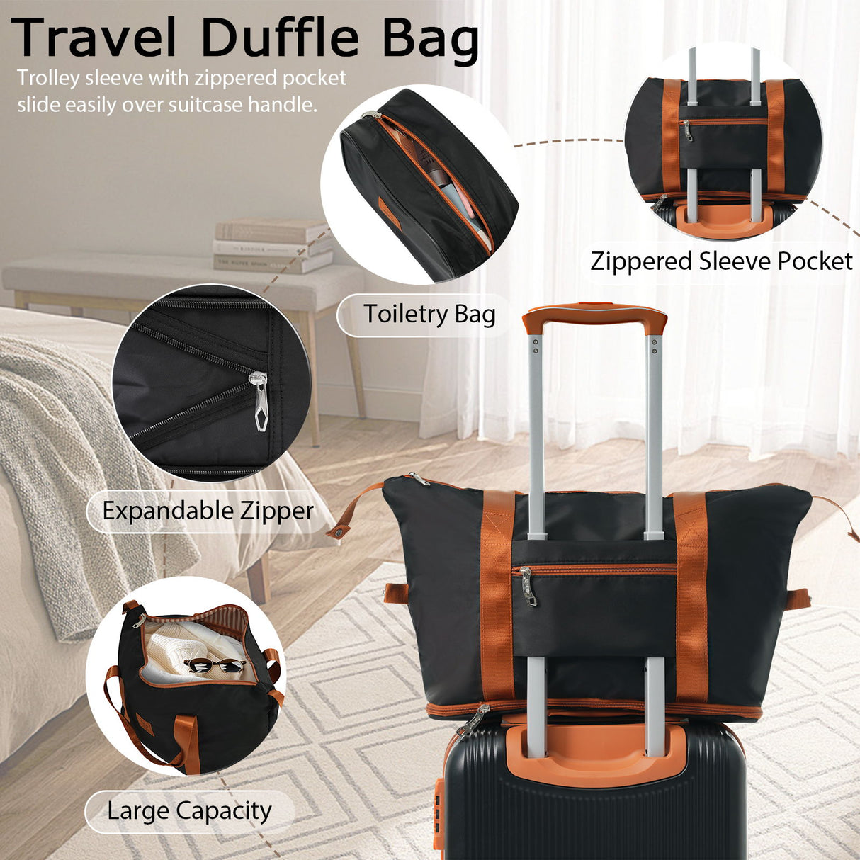Hardshell Luggage Sets 3 Piece Carry On Suitcase Double Spinner Wheels With Tsa Lock
