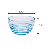 Swirl Acrylic Serving Bowls, Unbreakable