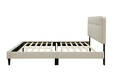 Upholstered Bed Compact With USB