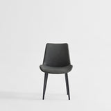 Dining Table Set, Chairs (Set of 2) - Grey