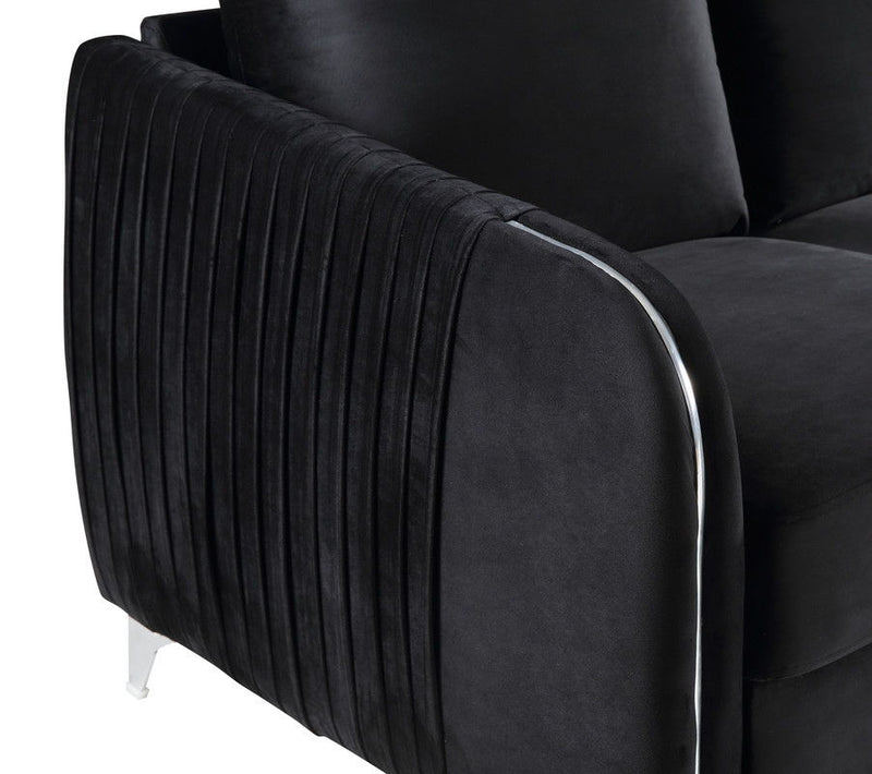 Hathaway - Modern Chic Loveseat Couch