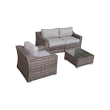 Stylish Sofa Seating Group With Cushions Perfect For Outdoor Gatherings