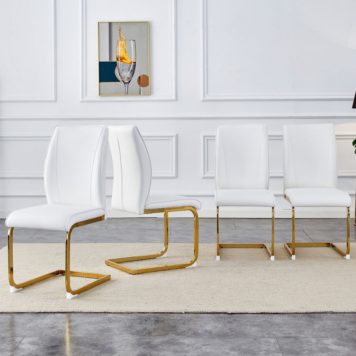 Luxury Simple Arch Chair With Arched Leg
