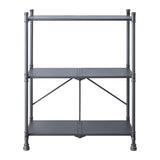 Cordelia - Hand-Brushed Console Table - Black / Bronze