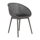 Modern Lounge Chair Set With Round Table
