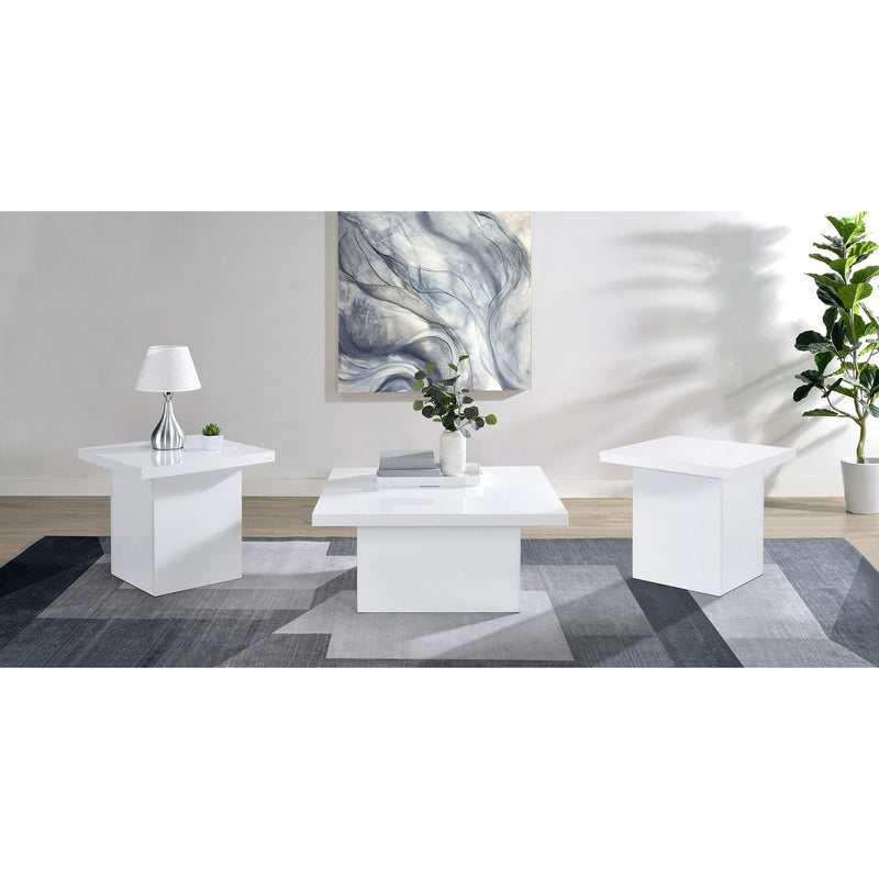 Eldridge - Coffee Table Set With Square Tops