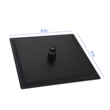 8" Square Rain Shower Head, Ceiling / Wall Mount Stainless Steel Bath Fixture