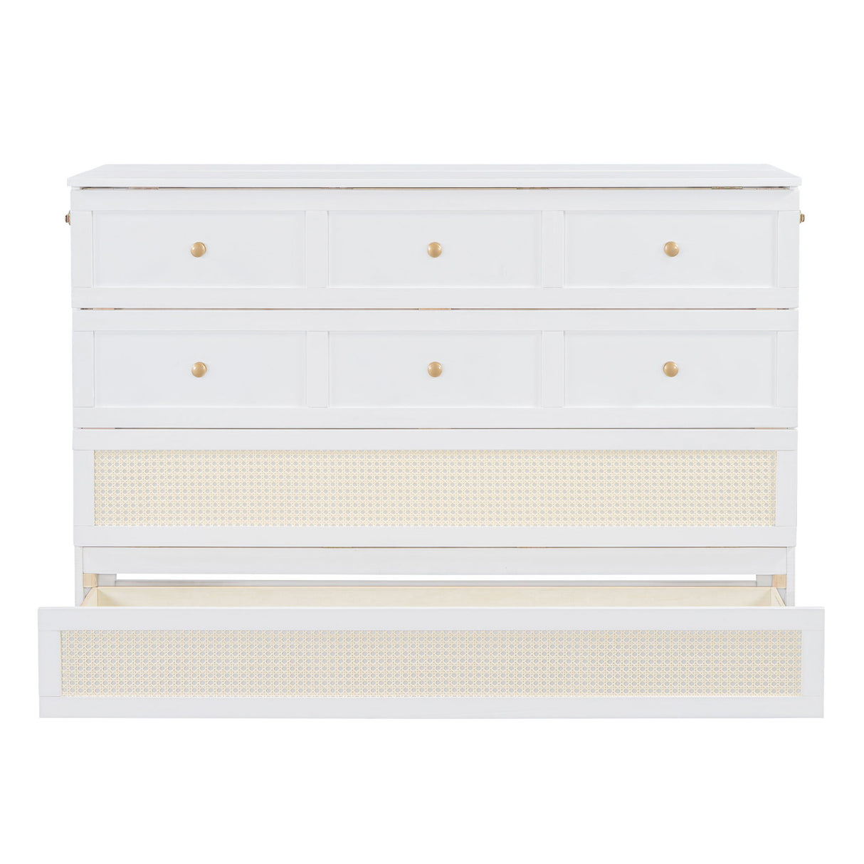 Murphy Bed With Large Drawers, Space Saving Design