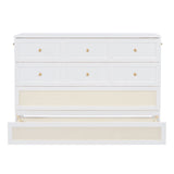 Murphy Bed With Large Drawers, Space Saving Design