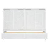 Murphy Bed With Large Drawer, USB Ports And Outlets