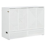 Murphy Bed With Large Drawer, USB Ports And Outlets
