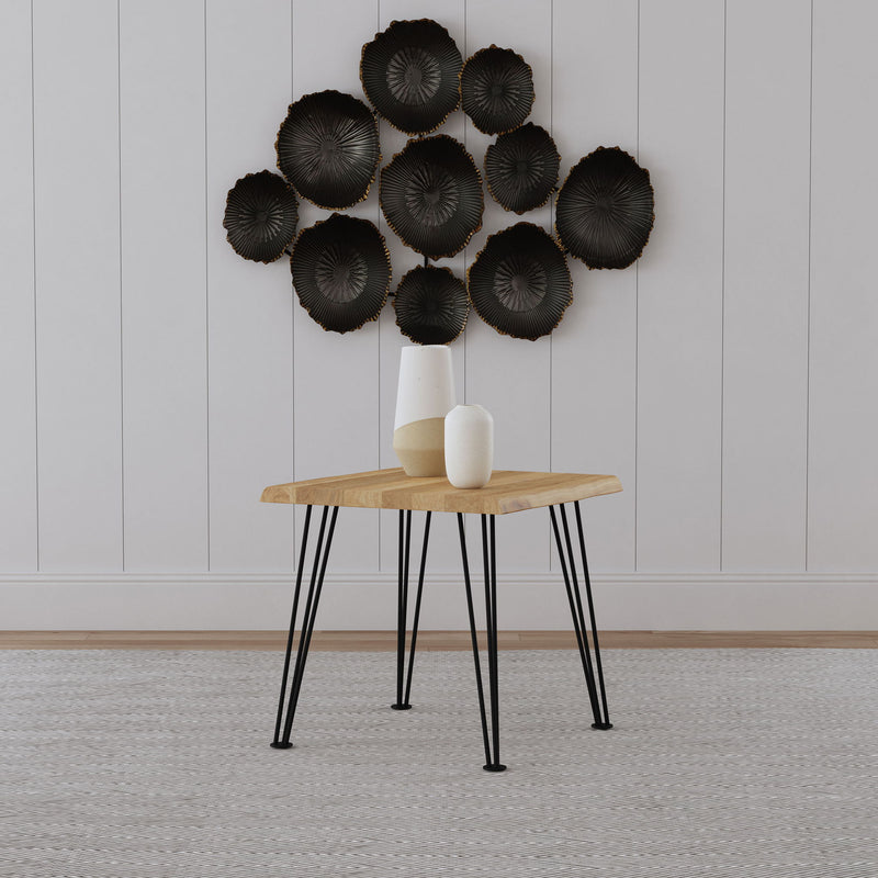 Hairpin - Leg End Table - Brown