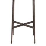 Renu - Round Bar Table With Industrial Charm - Light Brown