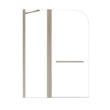 Shower Doors For Bathtub With Tempered Glass