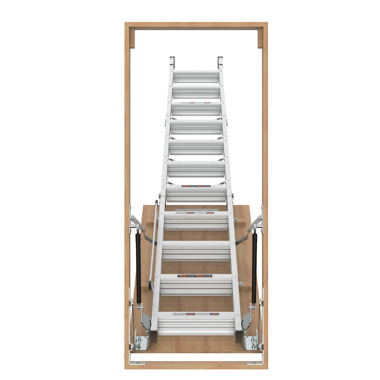 Household Aluminum Attic Ladder