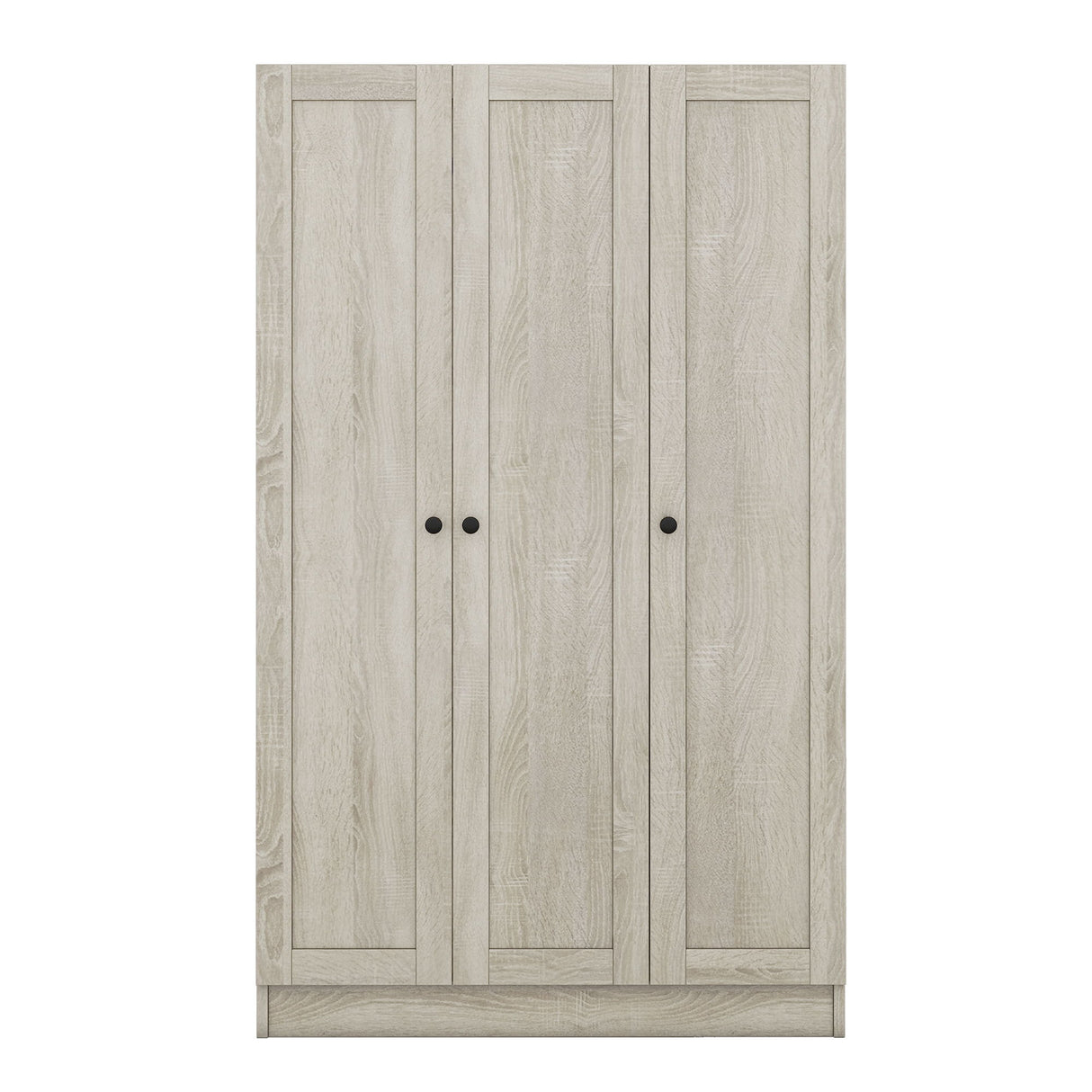 3 Door Shutter Wardrobe With Shelves