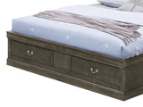 Louis Phillipe - Bookcase Storage Bed